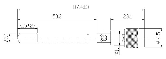 UHF Antenna (300~3000MHz)-5D